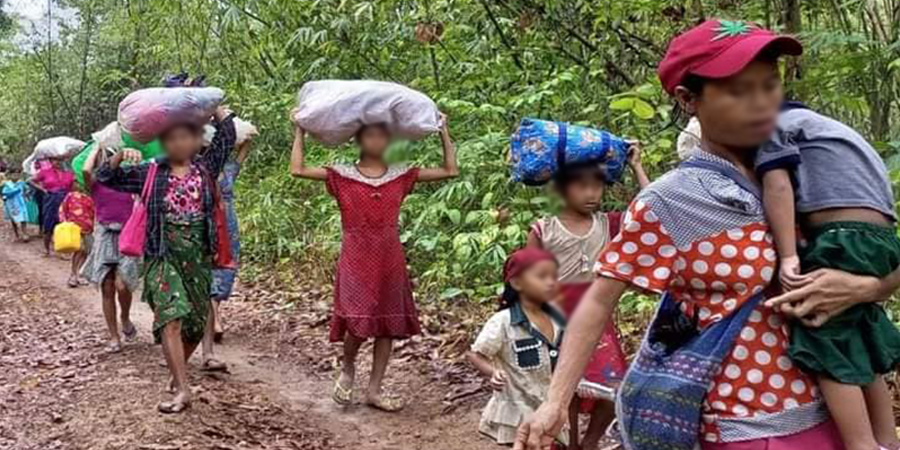 မုန်းနှင့် ကျောက်ကြီးမှ ဒေသခံ ၁၀,၀၀၀ ကျော် စစ်ရှောင်နေရ