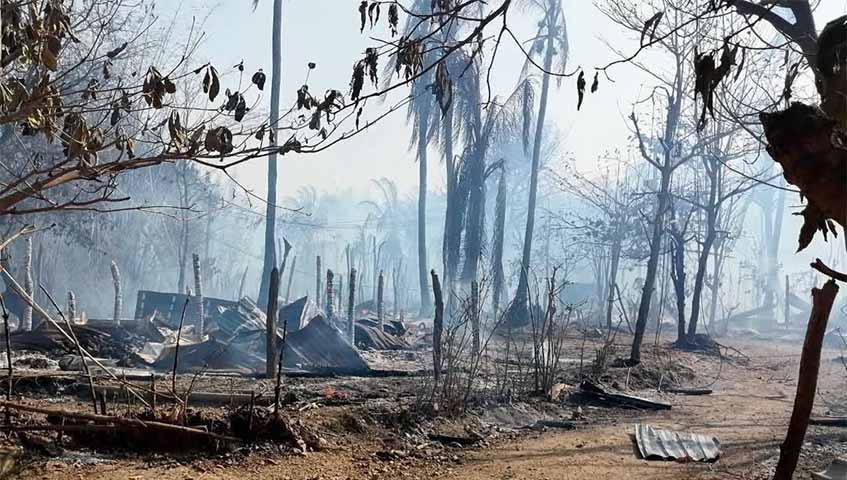 ကျောက်ဖြူမြို့နယ် ကြတ္တိန်ရွာကို စစ်တပ်က ဗုံးထပ်ကြဲ၊ ပြည်သူ ၁ ဦးသေဆုံးပြီး ၁ ဦးဒဏ်ရာရ