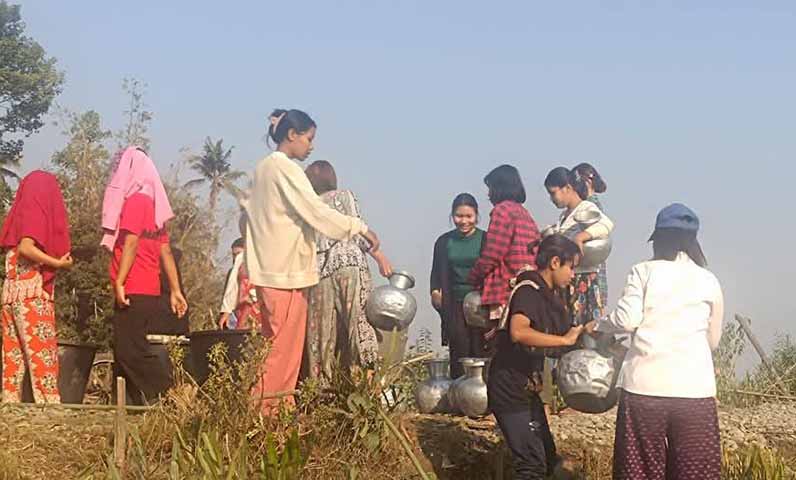 ပုဏ္ဏားကျွန်းမြို့နယ်ရှိ ကျေးရွာ ၁၀ ရွာကျော်၌ သောက်သုံးရေ ပြတ်လပ်