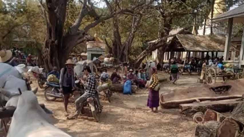 ရေစကြိုရှိ စစ်တပ် တပ်စွဲခဲ့သည့်ရွာတွင် သတ်ဖြတ်ခံထားရတဲ့ အလောင်း ၆ လောင်း တွေ့ရှိ