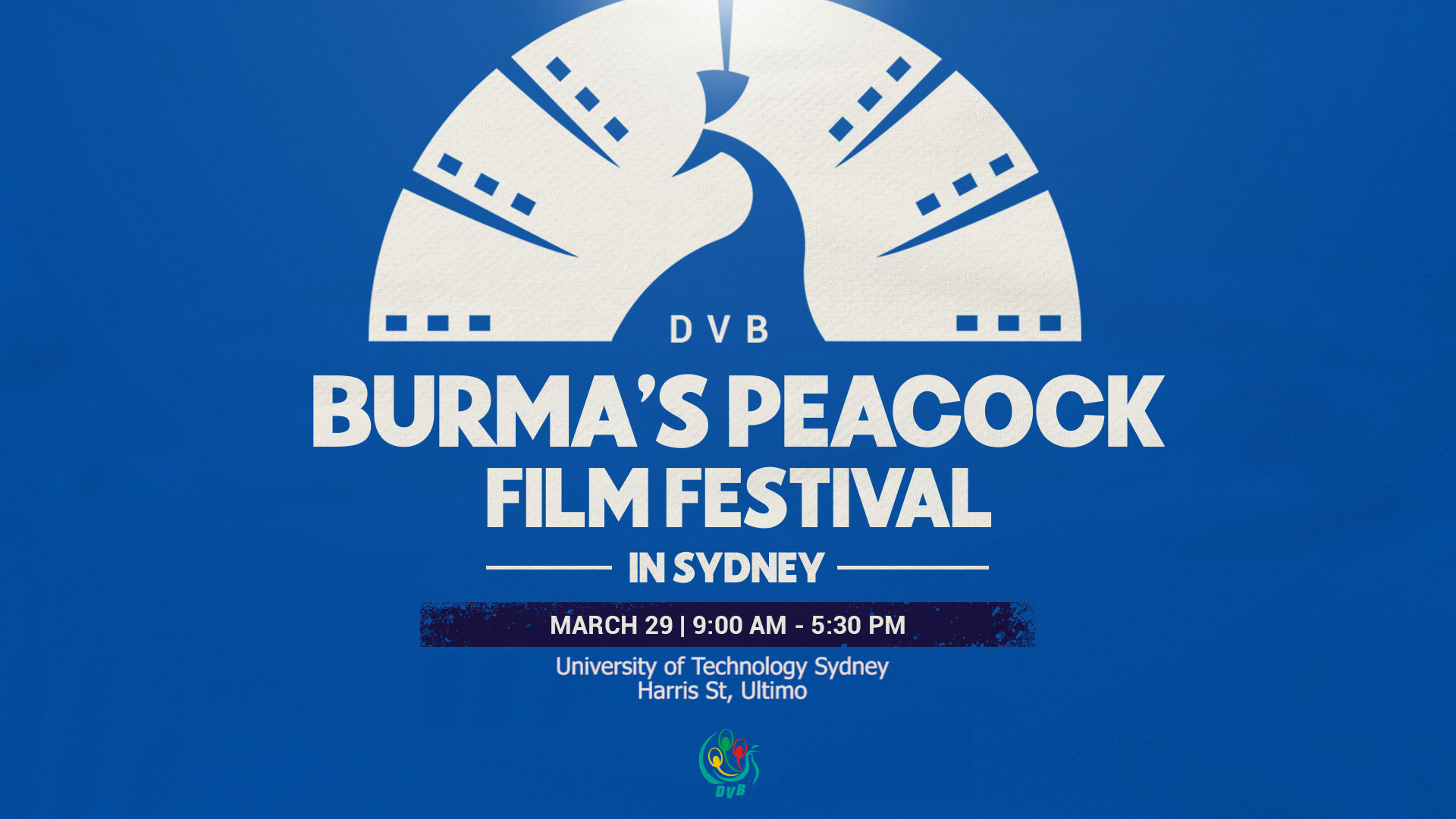 DVB Peacock Film Festival ရုပ်သံမှတ်တမ်းပြပွဲ ဆစ်ဒနီမြို့တွင် ကျင်းပမည်