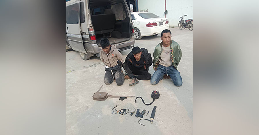 မူဆယ်တွင် ပြည်သူ့စစ်ဓားပြအဖွဲ့ ဖမ်းမိ