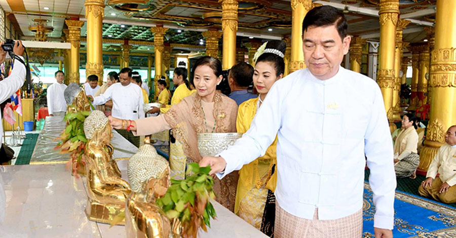 ရခိုင်ပြည်နယ်၊ ၃ မြို့နယ်၌  သင်္ကြန်ပွဲတော် ကျင်းပရန် စစ်ကောင်စီ ပြင်ဆင်နေ