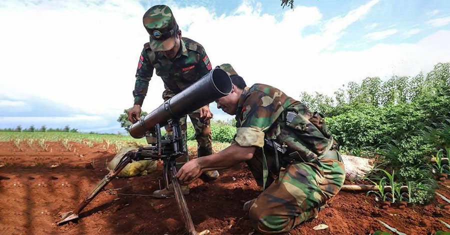 စစ်ကောင်စီ ထိုးစစ်ကြောင့် တောင်ခမ်းအနီး နေရာအချို့ကို TNLA လက်လွှတ်လိုက်ရ