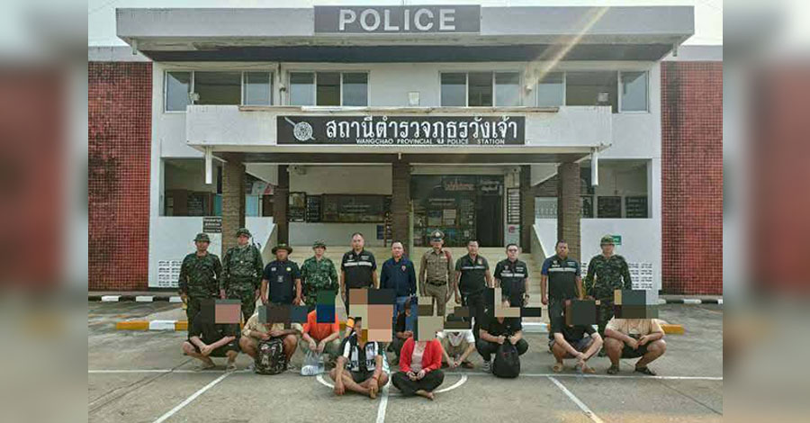 တာ့ခ်ခရိုင်တွင် မြန်မာဘက်မှဝင်လာသော ကျားဖြန့်ဟု ယူဆရသည့် တရုတ်နိုင်ငံသား ၁၈ ဦး ဖမ်းမိ 