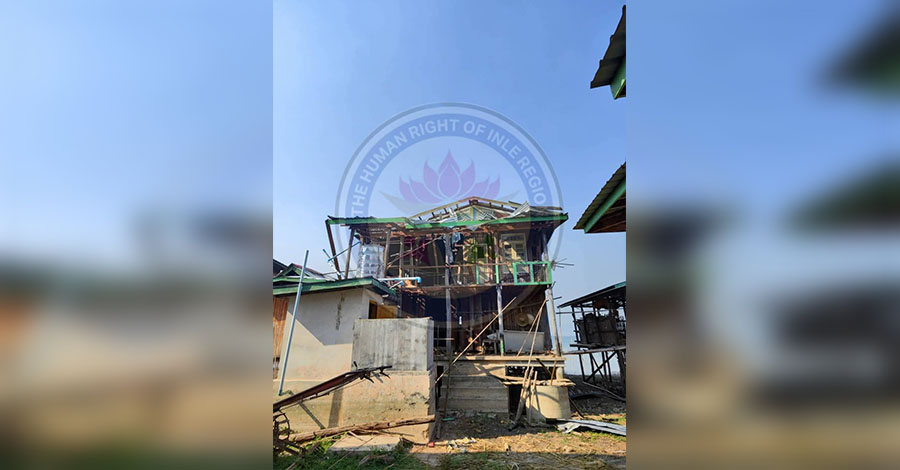 ညောင်ရွှေ၊ ဘုရားတောင်ရွာကို စစ်ကောင်စီတပ်က လက်နက်ကြီးပစ်ခတ်  