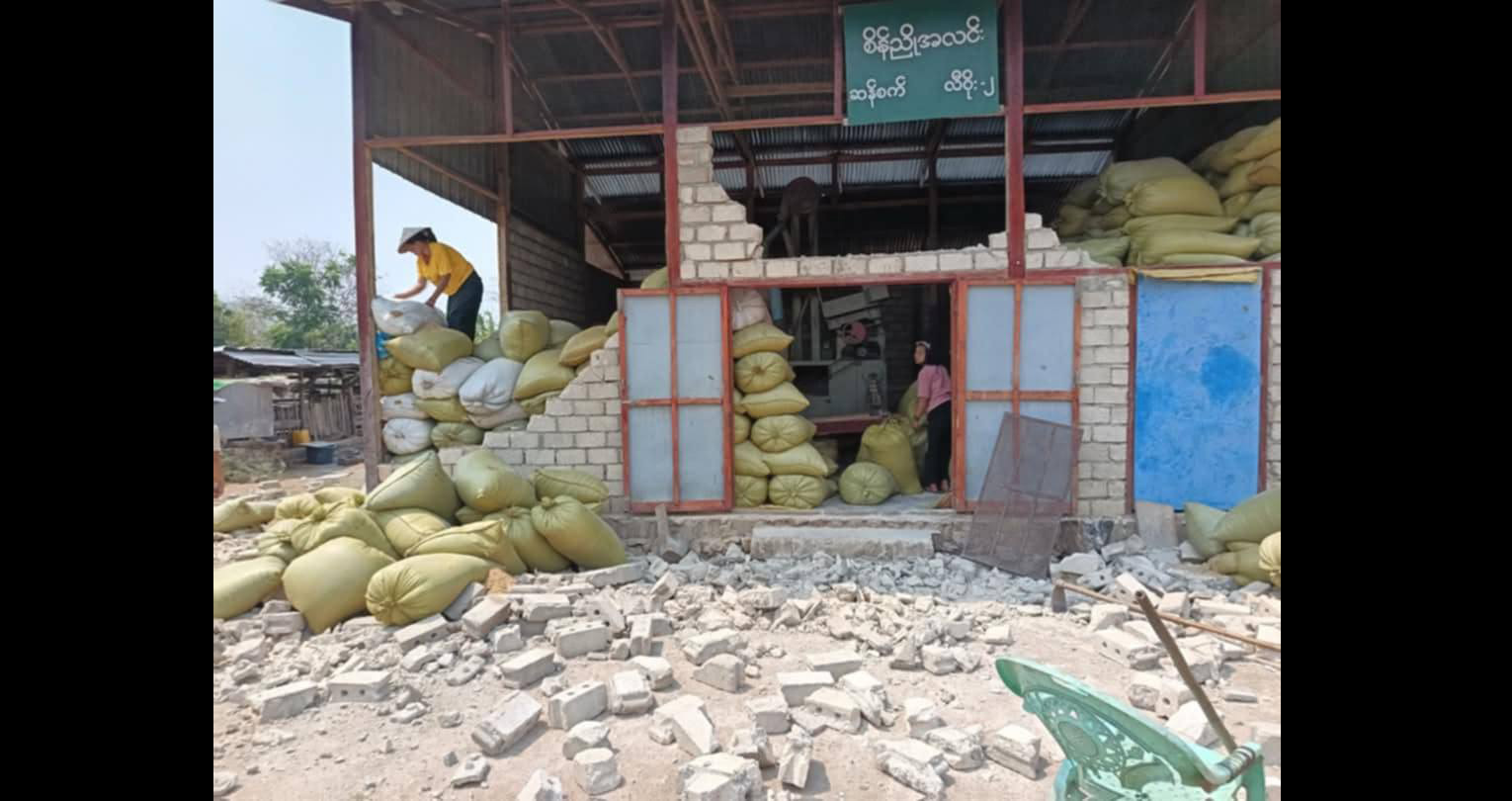 ကရင်နီနှင့် ရှမ်းပြည်နယ်စပ်က နေအိမ်၊ ဘုရားကျောင်းအချို့ ငလျင်ကြောင့် ပြိုကျပျက်စီး