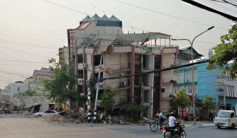 မန္တလေးမြို့တွင် နောက်ဆက်တွဲငလျင်များ ဆက်လှုပ်နေ
