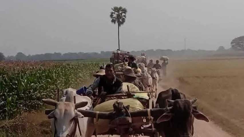 စလင်းမြို့နယ်ထဲက ကျေးရွာများကို စစ်ကောင်စီတပ်က လေကြောင်းတိုက်ခိုက်