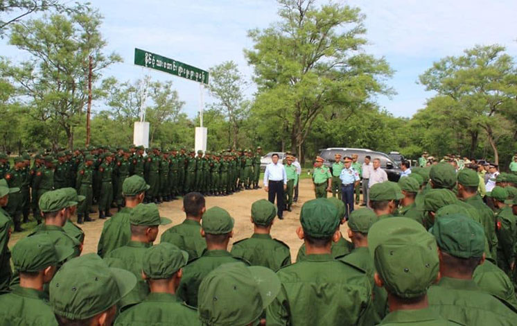 ငလျင်ကြောင့် နေပြည်တော်၌ စစ်မှုထမ်းသင်တန်းတက်နေသူအချို့ ဒဏ်ရာရ 