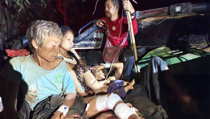 ကမမောင်းတွင် စစ်တပ် ဗုံးကြဲတိုက်ခိုက်မှုကြောင့် ကလေး ၂ ဦး သေဆုံးပြီး ၃ ဦး ဒဏ်ရာရ