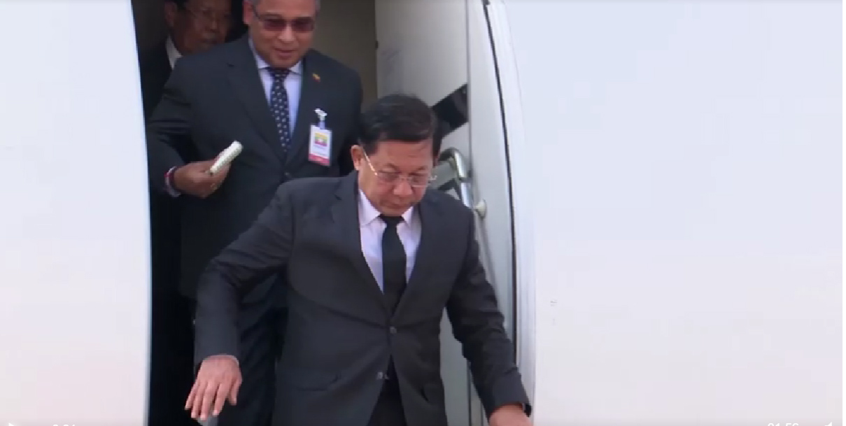 စစ်ခေါင်းဆောင် ဘန်ကောက်ခရီးစဉ် ထိုင်း-မြန်မာအရပ်ဘက်အဖွဲ့များ ပူးပေါင်းကန့်ကွက်