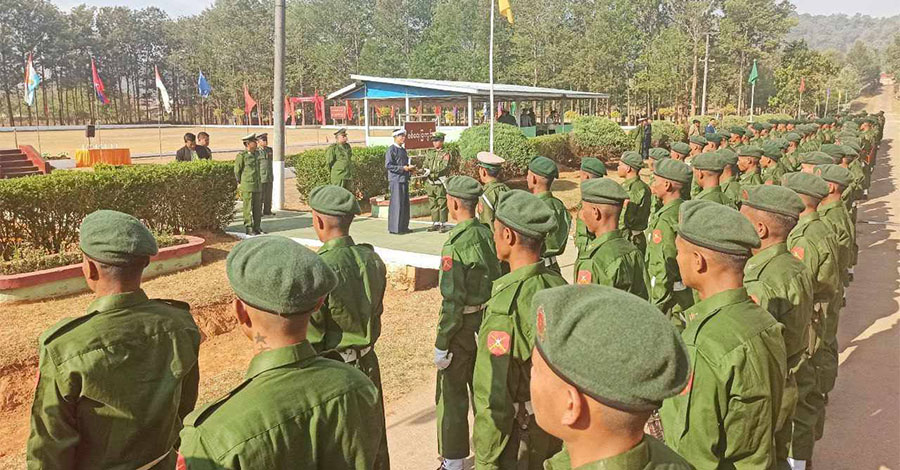 အပတ်စဥ် ၉ သင်တန်းဆင်း တပ်သားသစ်များကို ငလျင် ပြန်လည်ထူထောင်ရေးတွင် တာဝန်ပေး