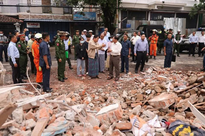 ငလျင်ဒဏ်သင့် စစ်ကိုင်းကို လာလှူသူများအား မှတ်တမ်းတင်ထားရန် စစ်ကောင်စီ ညွှန်ကြား