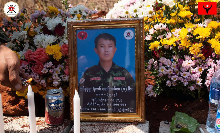 မိုးဗြဲတိုက်ပွဲတွင် PDF တပ်စုမှူး ၁ ဦး ကျဆုံး