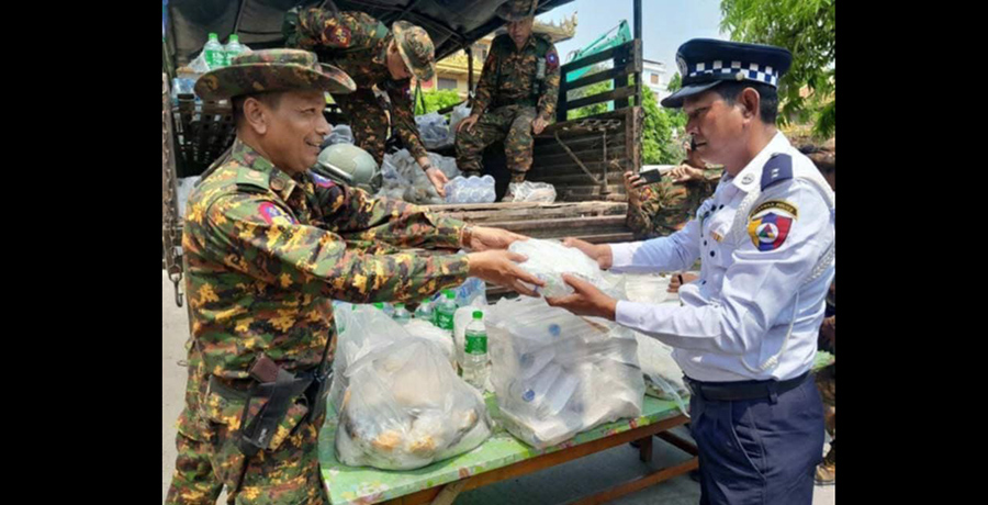 ငလျင်ဘေးအတွက် အလှူခံမည့်သူများ ထောက်ခံစာ ၄ မျိုးပါမှ အလှူခံရမည်