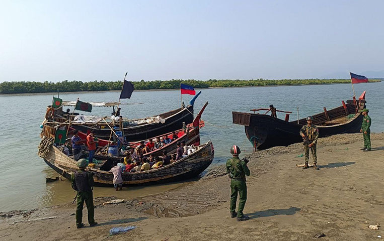 စိန့်မာတင်ကျွန်းအနီး၌ ဘင်္ဂလားဒေ့ရှ် ငါးဖမ်းသမား ၁၁ ဦးကို AA ဖမ်းဆီး