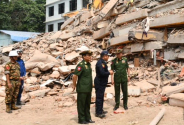 စစ်ကိုင်းငလျင်ပြန်လည်ထူထောင်ရေး ဒုဗိုလ်ချုပ်ကြီးသက်ပုံကို တာဝန်ပေး