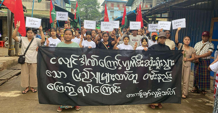 ဖားကန့်မြို့က တော်လှန်သင်္ကြန်၊ တော်လှန်သံချပ် (ရုပ်သံ) 