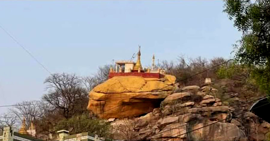 ငလျင်ဒဏ်သင့် ကျောက်ဆည် ကျောက်သေတ္တာစေတီကို မဖြိုချတော့ဘဲ မူလအတိုင်းထားရှိ
