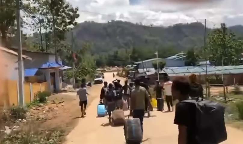 ကျားဖြန့်ဂိုဏ်းနှင့် ဆက်နွှယ်သည့် နိုင်ငံခြားသား ၂၇၅ ဦး နေရပ်ပြန်လိုသဖြင့် ဆန္ဒပြ (ရုပ်သံ)