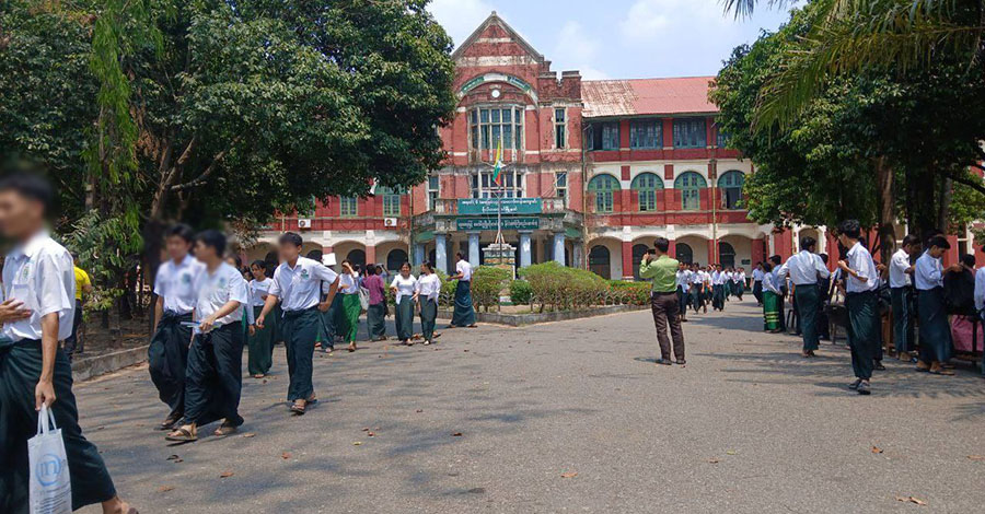 ငလျင်ဘေးကာလ စာမေးပွဲပြန်ဖြေခိုင်းသည့်အပေါ် ဗကသ ကန့်ကွက်