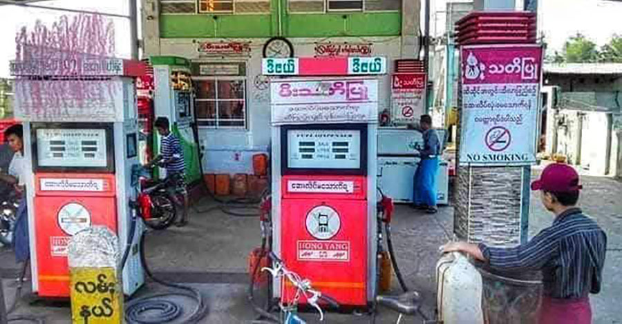 ငလျင်လှုပ်ပြီးနောက် ဧရာဝတီတိုင်းတွင် စက်သုံးဆီဈေးနှုန်း မြင့်တက်လာ