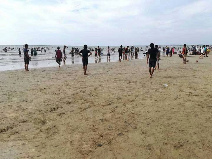 သင်္ကြန်ကာလ ငွေဆောင်နှင့် ချောင်းသာကမ်းခြေတို့တွင် လည်ပတ်သူ များပြား