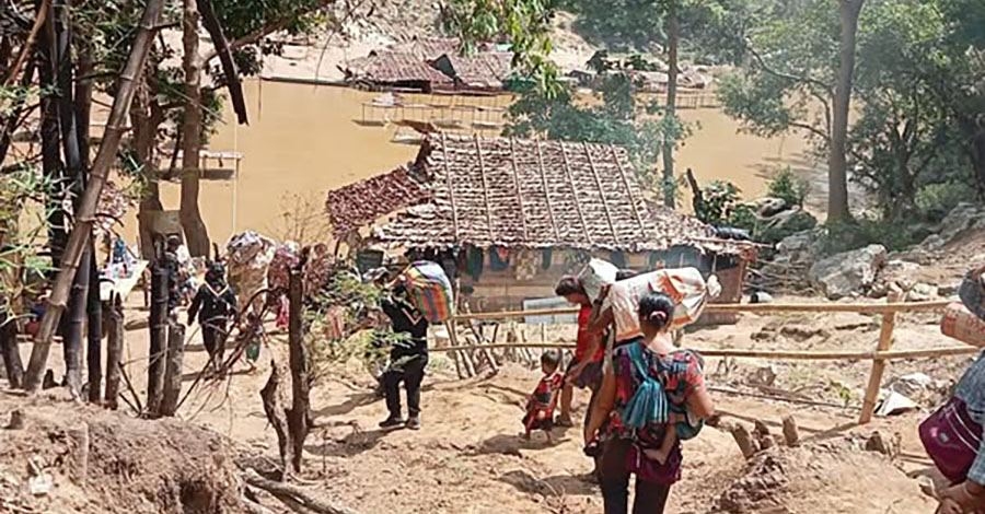 ကော့ကရိတ်တိုက်ပွဲ​ကြောင့် ထိုင်းဘက်ကို စစ်ဘေးရှောင် ၁၂၀ ခန့် တိမ်း​ရှောင်လာ