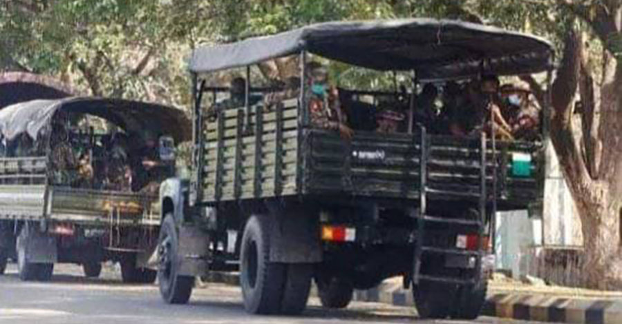 လေးမျက်နှာရှိ ဘုန်းကြီးကျောင်းများတွင် စစ်ကောင်စီတပ်က အရေးပေါ် တပ်စွဲပြီး ခံစစ်ပြင်