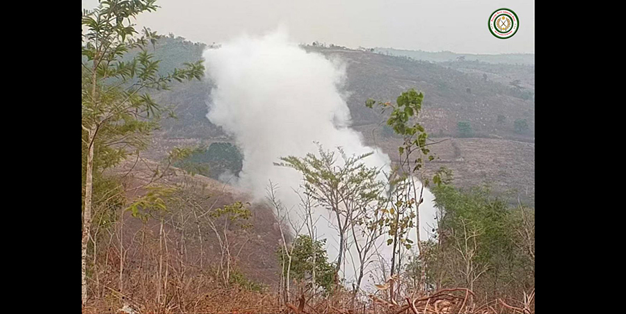 အပစ်ရပ် စစ်ကောင်စီက နောင်ချိုမြို့နယ်အတွင်း လေကြောင်းတိုက်ခိုက်ခဲ့ဟု TNLA ထုတ်ပြန်