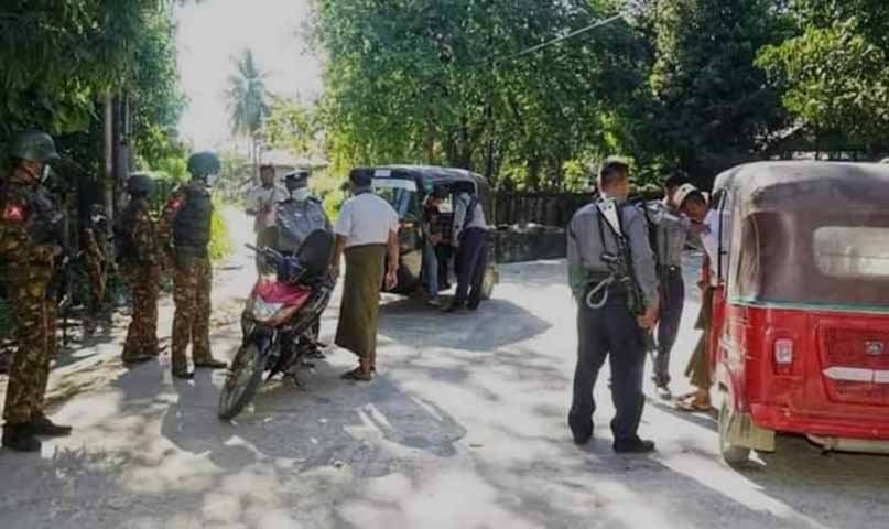 ငါးသိုင်းချောင်းတွင် စစ်ဘေးရှောင် ၆ ဦး ဖမ်းဆီးခံရ