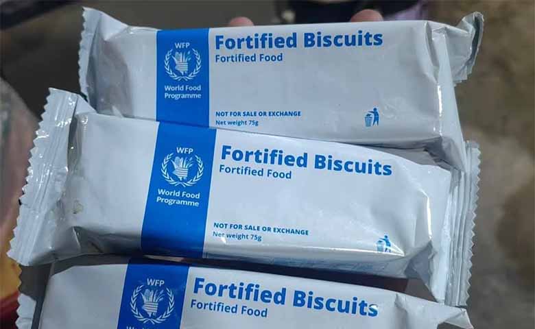 WFP ဘီစကွတ်များ ပြန်ရောင်းစားပါက အရေးယူမည်ဟု သတိပေး