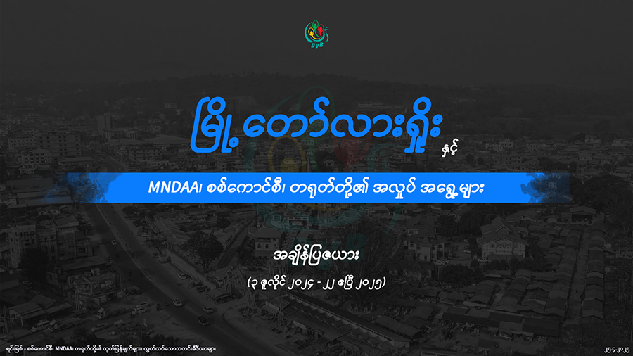 မြို့တော်လားရှိုးနှင့် MNDAA၊ စစ်ကောင်စီ၊ တရုတ်တို့၏ အလှုပ်အရွေ့များ