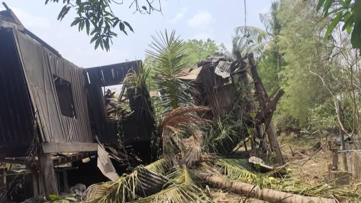 စဉ့်ကူးမြို့နယ်၌ စာသင်ကျောင်းနှင့် ဘုန်းကြီးကျောင်းအနီး စစ်လေယာဉ်ဖြင့် ဗုံးကြဲ 