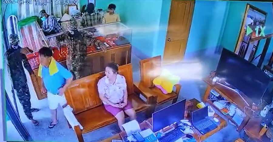 ချမ်းမြသာစည်မြို့က ရွှေဇာမဏီ ရွှေဆိုင် ဓားပြတိုက်ခံရ