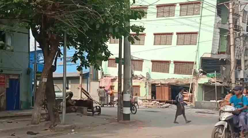 ကျောက်ဆည် ငလျင်ဒဏ်သင့်မိသားစုများအတွက် စားစရာနှင့် အလုပ်အကိုင် ကူညီပေး