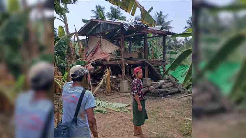 ကလေးဝမြို့နယ်ကို စစ်တပ်က ဗုံးကြဲ၊ ပြည်သူ ၂ ဦးသေဆုံးပြီး နေအိမ် ၃ လုံး ပျက်စီး