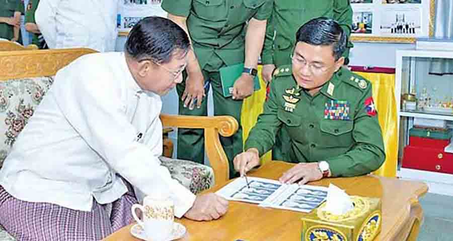 လက်လွှတ်ထားသည့် မြို့များ အကုန်ပြန်သိမ်းပြမည်ဟု  ဗိုလ်ချုပ်ကြီးကျော်စွာလင်း ကြုံးဝါး