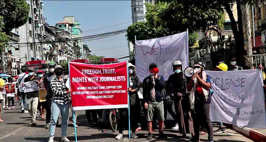 သတင်းသမား ၈၈ ဦး ထောင်ဒဏ်စုစုပေါင်း ၄၉၇ နှစ် ချမှတ်ခံထားရ