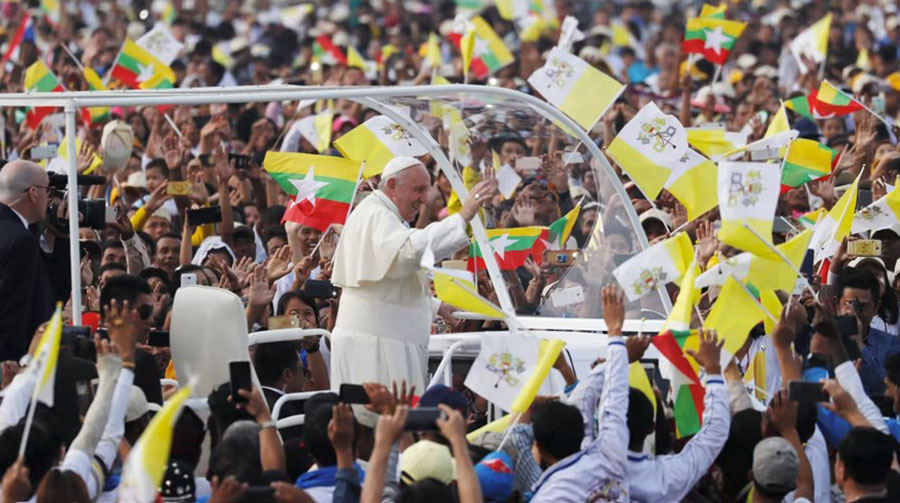 ပုပ်ရဟန်းမင်းကြီး ဖရန်စစ်နဲ့ မြန်မာပြည်