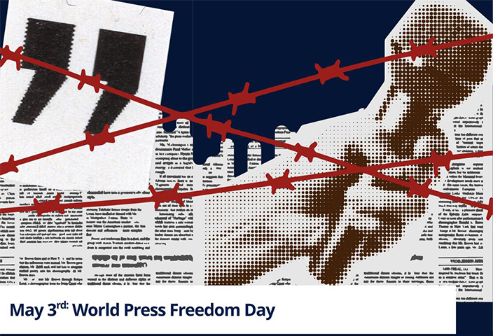 ဖိနှိပ်ခံသတင်းသမားများနှင့်အတူ ရပ်တည်ကြောင်း ကမ္ဘာ့စာနယ်ဇင်းလွတ်လပ်ခွင့်နေ့၌ ထုတ်ပြန်