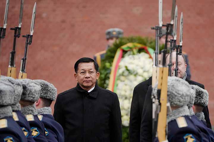 အာဏာသိမ်းစစ်ခေါင်းဆောင်   ရုရှားကို ထပ်သွားမည်