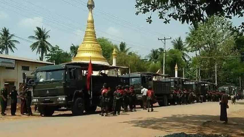 ကျောက်ပန်းတောင်းမြို့နယ်၌ စစ်ကောင်စီတပ်က  ပြည်သူ ၂ ဦးကို သတ်ဖြတ်