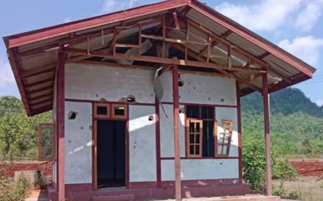 ဒီးမော့ဆိုအနောက်ခြမ်းကို စစ်ကောင်စီ လေကြောင်းက ဗုံးကြဲ