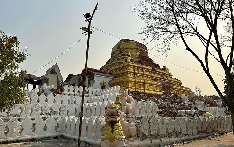 ငလျင်ဒဏ်သင့် ဒေသများကို သွားရောက်လည်ပတ်ရန် စစ်ကောင်စီ ဟိုတယ်ခရီး ထုတ်ပြန်