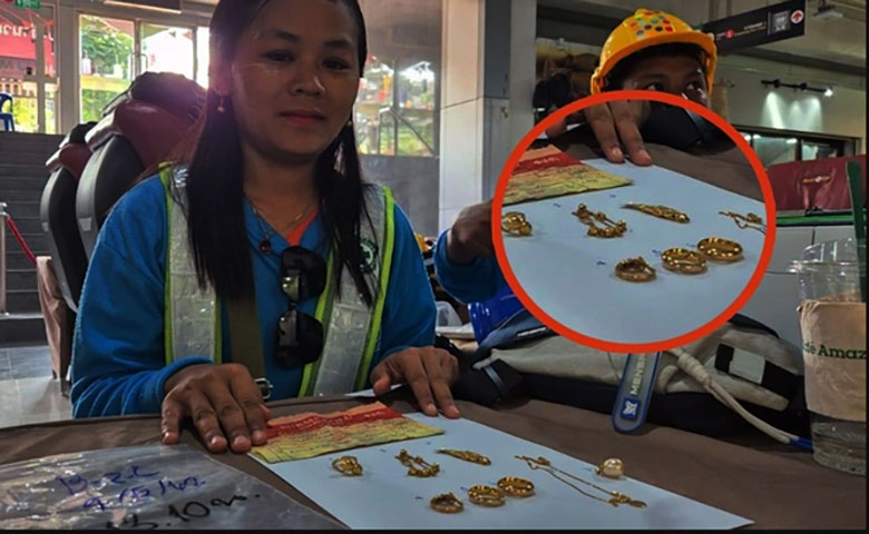 ဘန်ကောက် တိုက်ပြိုသည့်ထဲပါသွားသည့် မြန်မာအလုပ်သမား  ရွှေထည်များ ပြန်ရ 