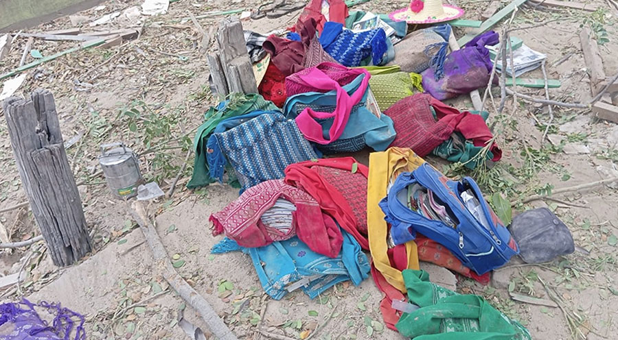 ကမ္ဘာကို ထပ်လိမ်လို့မရအောင် အိုးတိန်တွင်းက ကလေးတွေအသက်နဲ့ သတင်းစကားပါးလိုက်ရတယ်