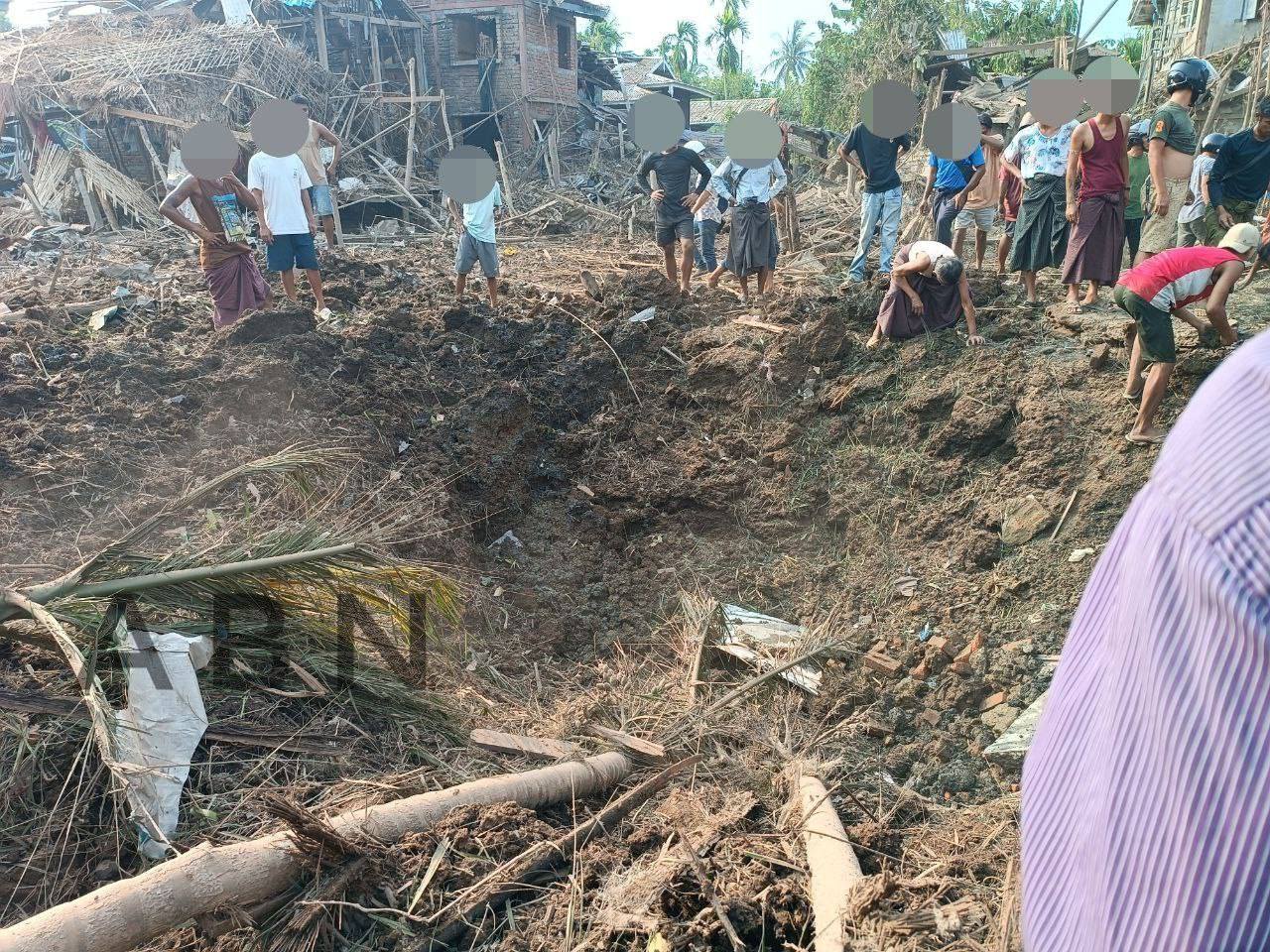 ၃ ကြိမ်မြောက် အပစ်ရပ်ကြေညာပြီးနောက် လေကြောင်းတိုက်ခိုက်မှုကြောင့် ရခိုင်တွင် ထိခိုက်၊ သေဆုံးသူ ၄၀ ကျော်ရှိ