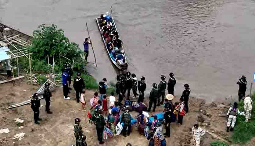 ထိုင်းနိုင်ငံရောက် စစ်ရှောင်ပြည်သူ ၄၀၀ ကျော် နေရပ်ပြန်